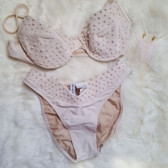 Blush Pink Two Piece Set / Saks Fifth Avenue - Picture 1 of 3